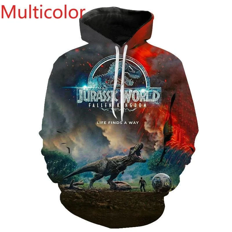 

Jurassic Park Sweatshirt 3D Printed Hoodie men/women Sweatshirt Casual Harajuku Street Neutral Oversized kids Hoodie men coat