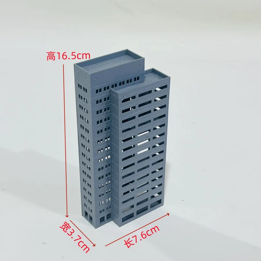 1/300 스케일 장면 미니어처 모델, 전투 손상 장면 플라스틱 조립 모델 디오라마 장난감