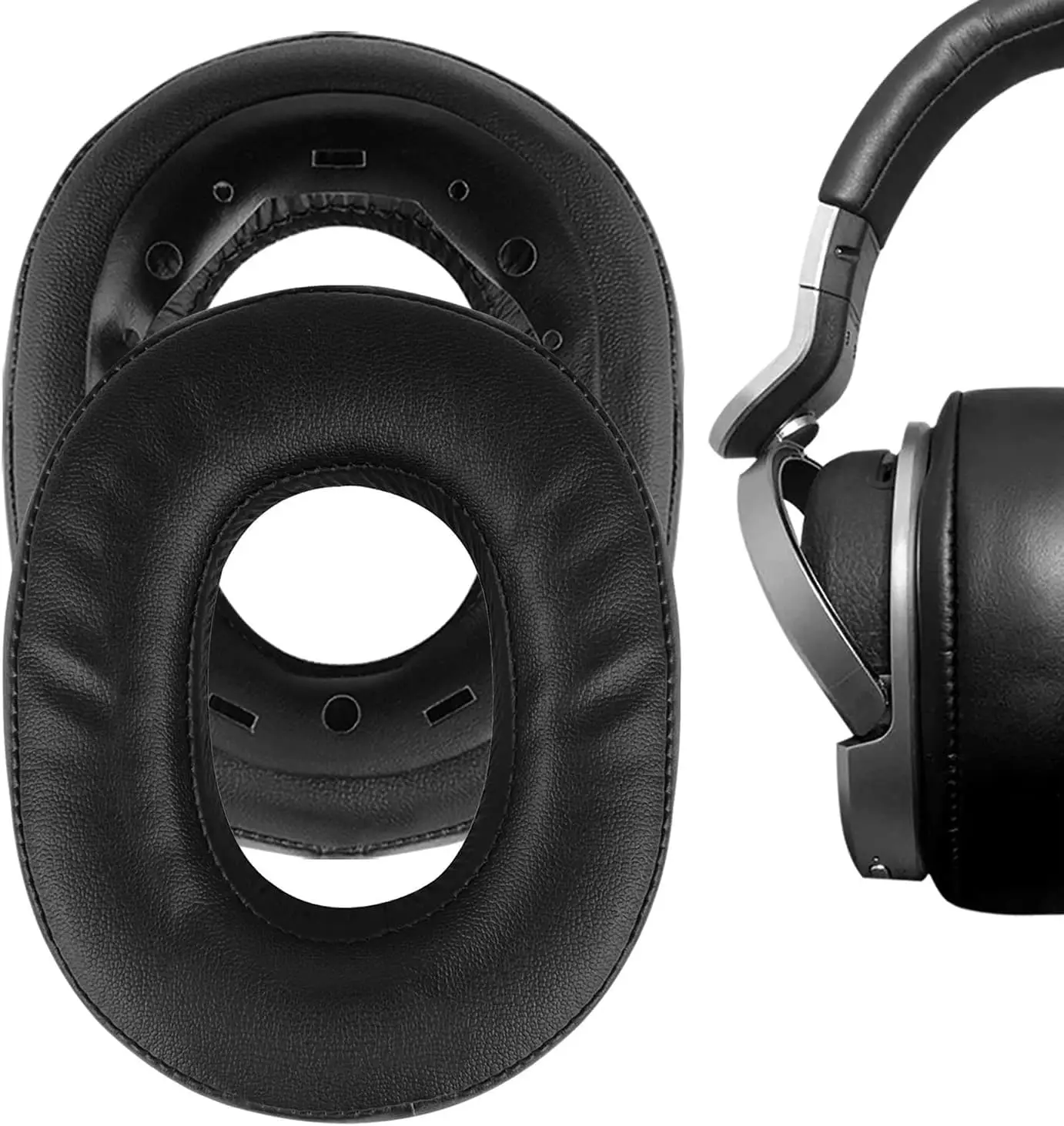 SONY ワイヤレスヘッドホン【MDR-HW700】イヤーパッド交換済み TDITD For SONY MDR-HW700, MDR-HW700DS イヤーパッド イヤー