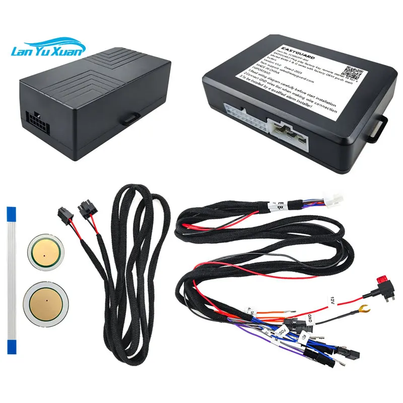 EasyGuard Plug Play Factory Key Remote Starter Fit For Selected BM F&G Series Wth Push Start Button DC12V