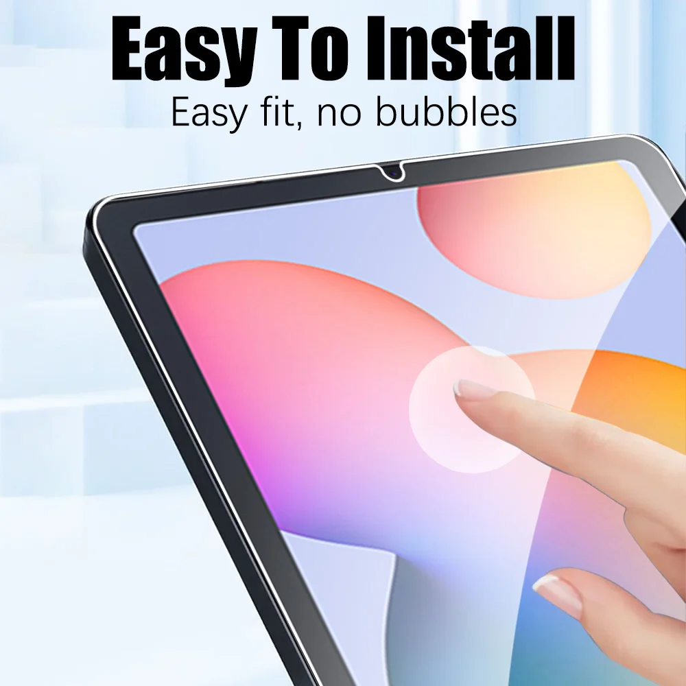 2 Pcs HD Scratch Proof Screen Protector Tempered Glass For Samsung Galaxy Tab S6 Lite 10.4 2024 2020 2022 Screen Protector Film 5
