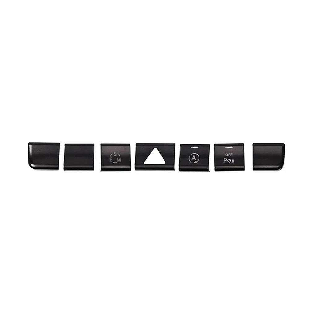 

Enhance Your Car's Aesthetic Appeal Center Console Button Trim Sticker for Mercedes For Benz GLA CLA A B Class