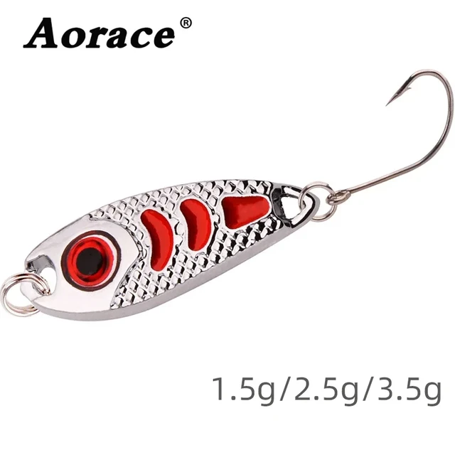 1pcs Trout Spoon 1.5g 2.5g 3.5g Arealure Pesca Gold Silver Metal