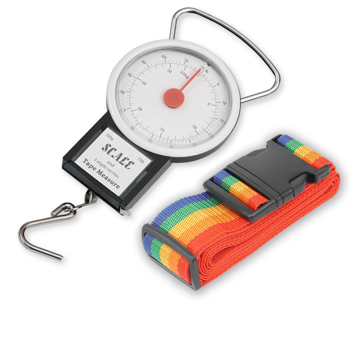 Luggage strap with weighing scale Clearance