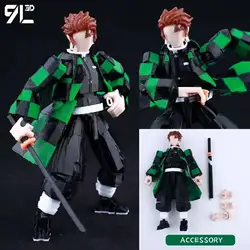 Jujutsu Kaisen Fushiguro Toji Shapeshifting Anime Action Figure Ornament Gift (Tanjiro)