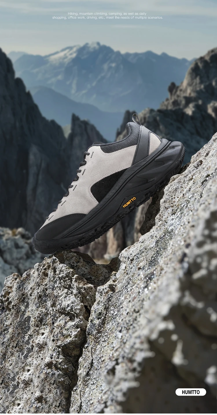 HUMTTO Atmungsaktive Laufschuhe Mann Walking Turnschuhe für Männer Designer Outdoor Sport Schuh Anti-rutsch Verschleiß-beständig Trekking Boot – Detail 1