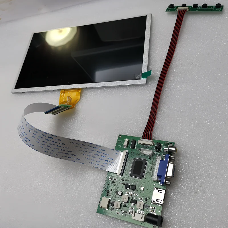 9 ġ LCD ȭ 1024*600 LCD ȭ ÷  ̺ TFT ÷ LVDS40   , 2 av HDMI VGA 