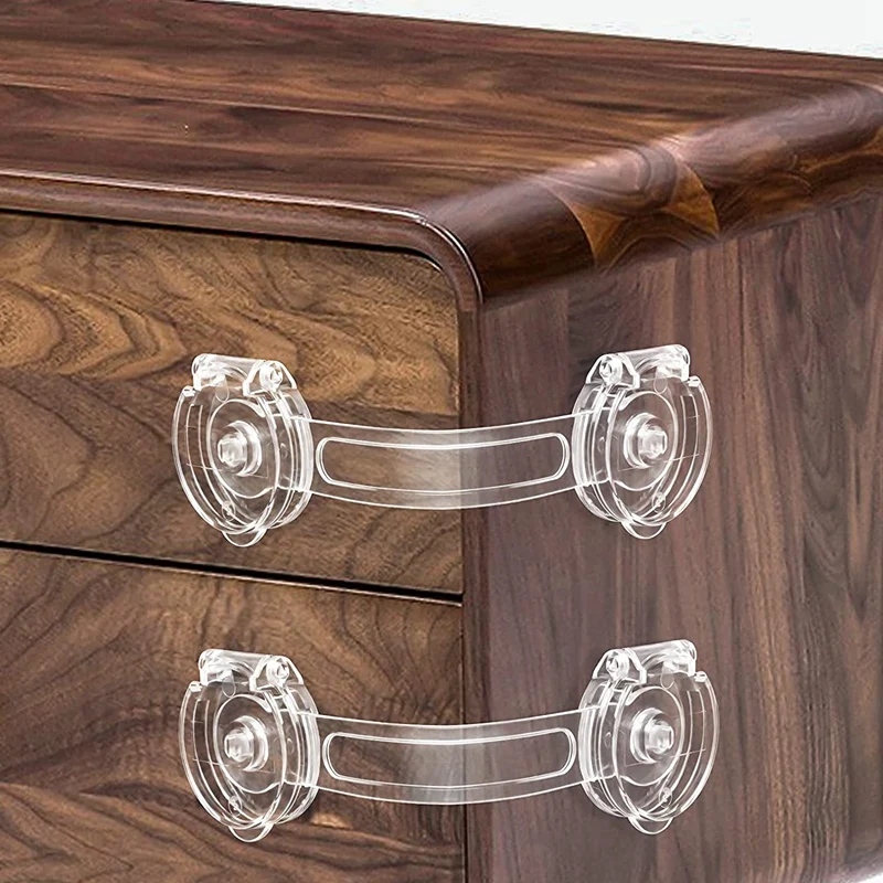 Promotion! Cabinet Locks For Babies Proofing 10 Pack Fridge Refrigerators Baby Child Safety |