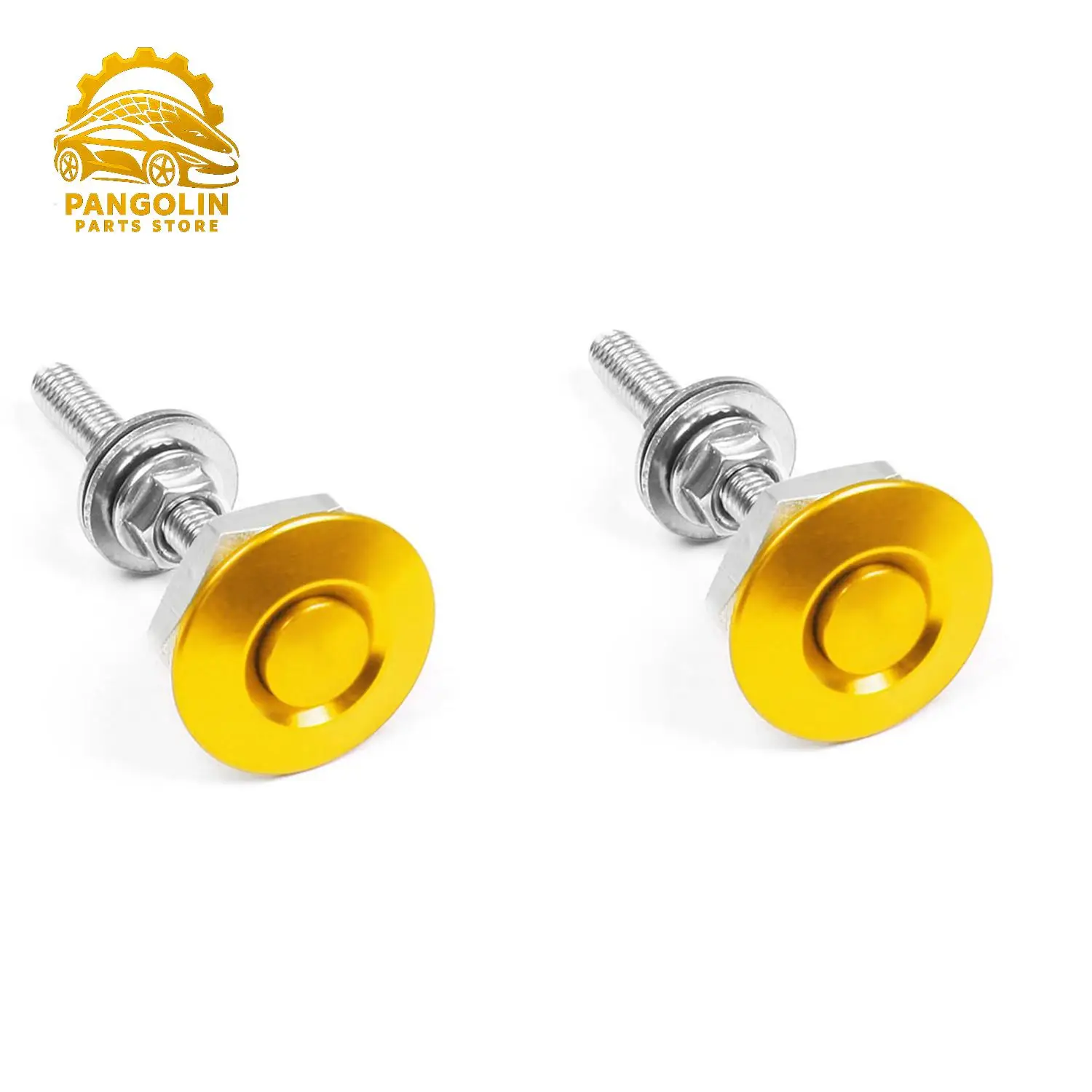 Universal Car Hood Latch Push Button Bumper Quick Release Fasteners Kit ...