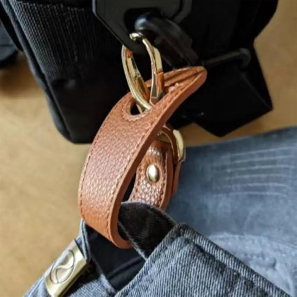 Mode Hut Clip PU Leder Hut Clip Hohe Qualität Handtasche Zubehör Hände Frei Lagerung Clip Schnalle Hut Halten Clip Im Freien – Detail 16