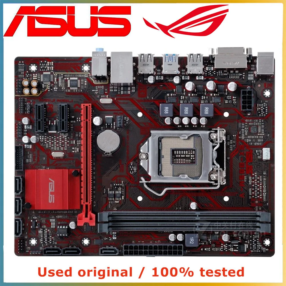 

Материнская плата для ASUS EX-B85M-V компьютера LGA 1150 DDR3 16G для Intel B85 десктопная материнская плата SATA III PCI-E 3,0 X16
