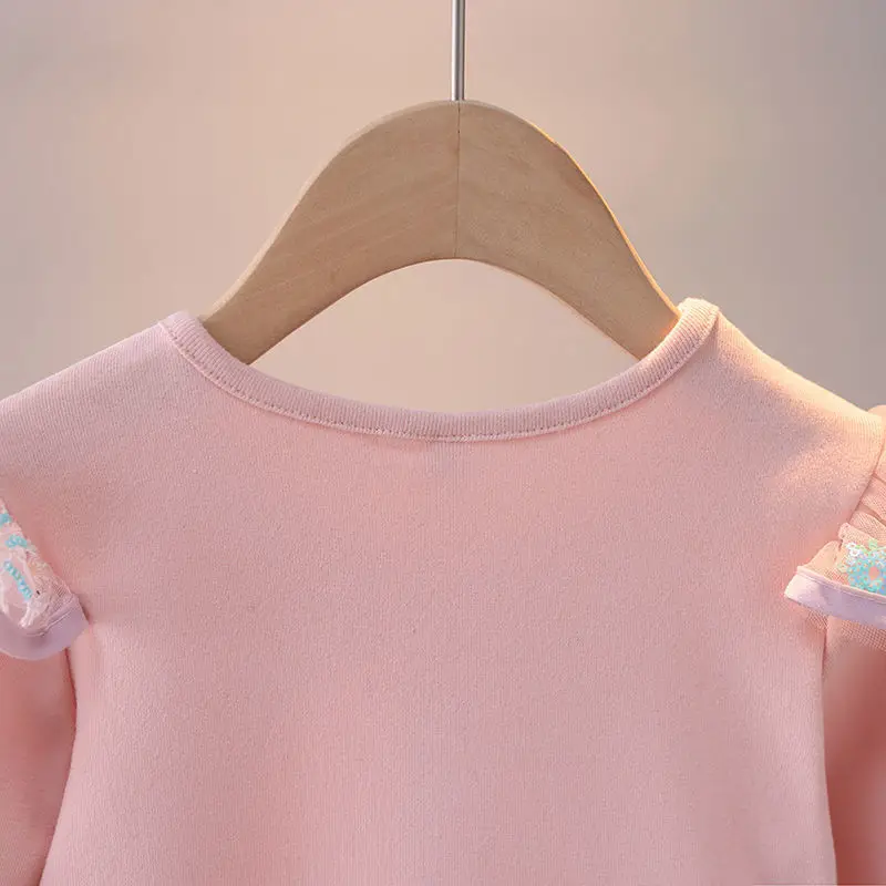 New Princess Dress Girls Dress Long-sleeved For Children's Party Clothes Elsa Frozen Dress Spring Autumn Kids Dress 2-9Y Sc97bbfd6cd5a441bb007b0bc7d797cba5