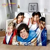 3D One-Direction Rock 1D Combinatio HD Soft Flannel Blankets,Throw Blanket Comfortable Blanket for Picnic Beds Sofa Home Bedroom 5