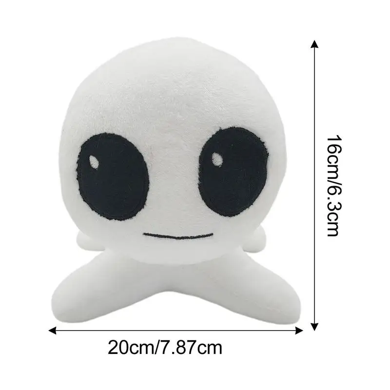 New Thy Creature Plush White Big Eyes Tbh Creature Plush Game