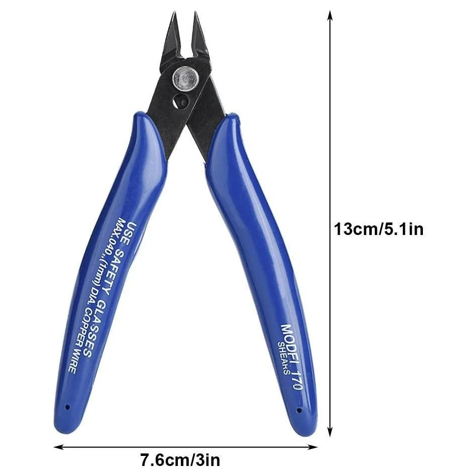 1Pc Multi-tools Electrical Wire Cable Cutters Cutting Pliers Side Snips Flush Stainless Steel Nipper Hand Tools wire cutters