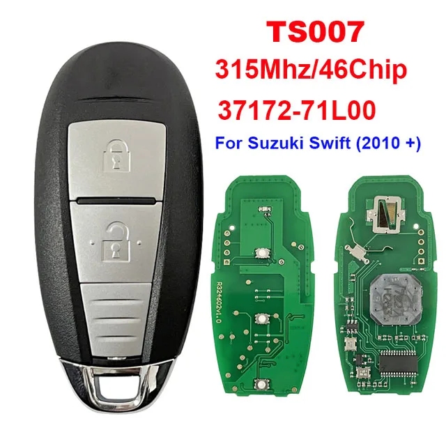 KEYECU FCC ID: TS007 TS008 Keyless Go für Suzuki Swift Kizashi SX4 Vitara 315 MHz 433 MHz Smart Car-Fernbedienungsschlüssel P/N: 37172-71L00 – Detail 4