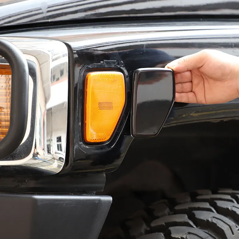 For Hummer H3 2005 2009 car styling ABS blackened Car Front Turn Signal