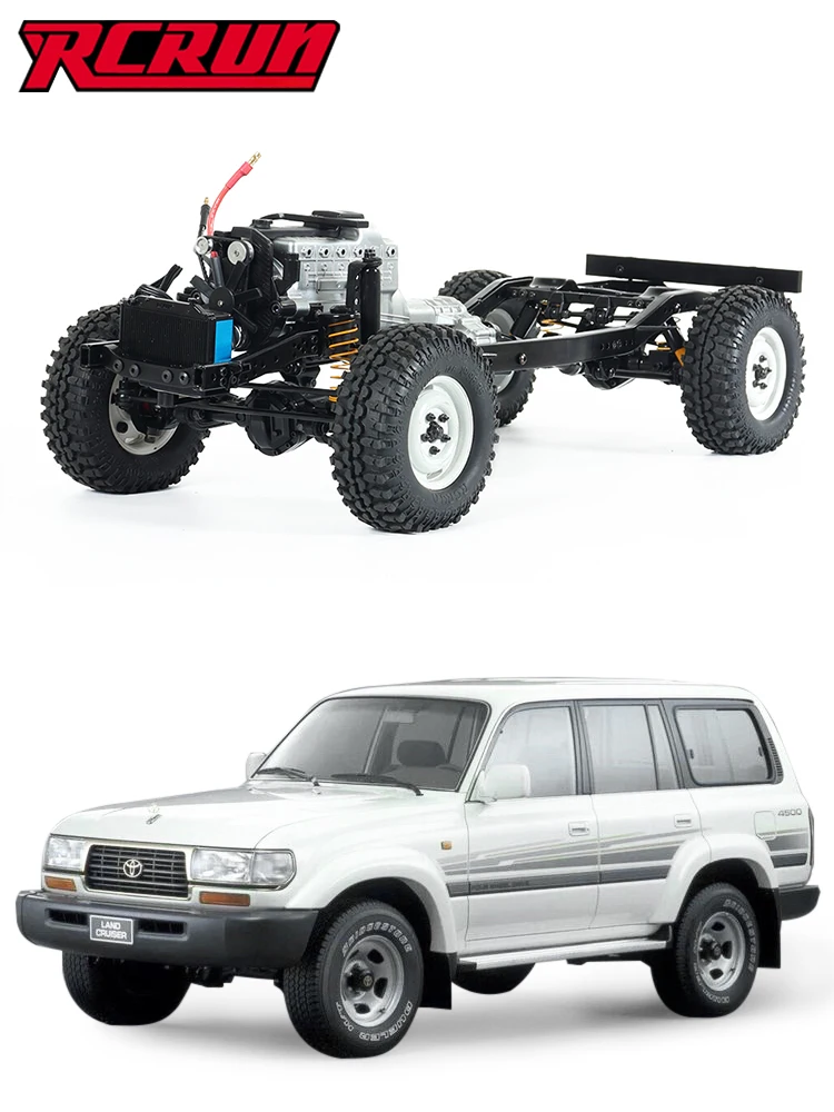 Scale Chassis RCRun Run80 1:10 Scale Land Cruiser RC Crawler