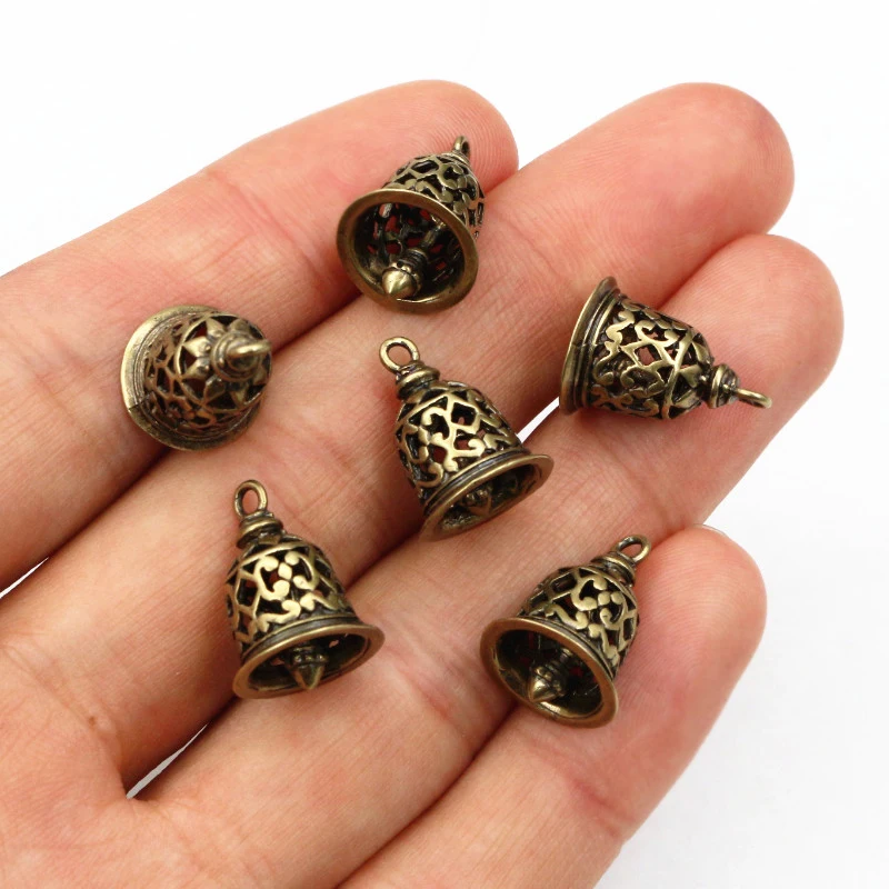 10pcs 15x12mm Antique Bronze Silver plated Brass Material Retro