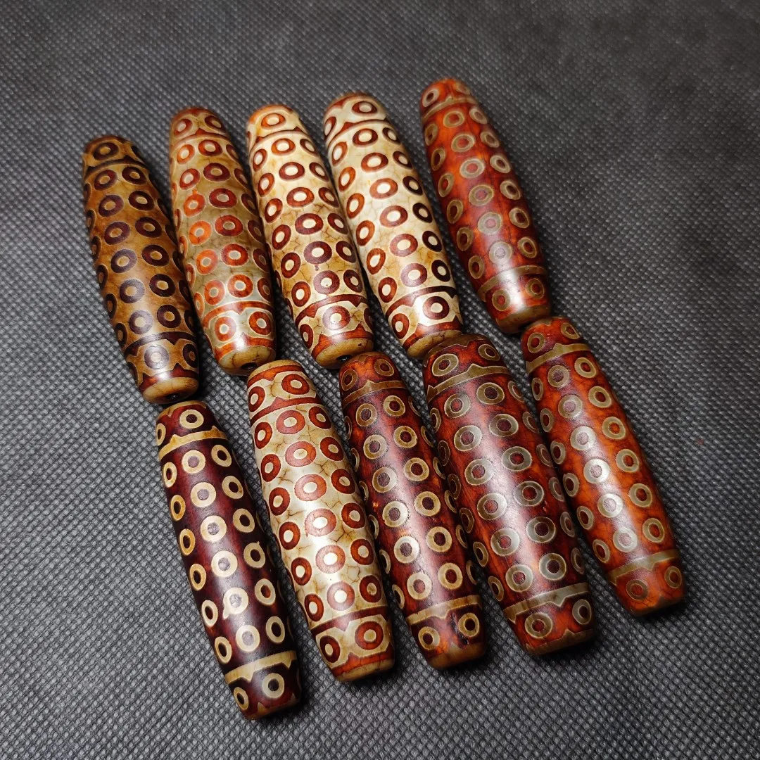 

1 шт./партия тибетская Подлинная Чистая натуральная агат старая бусина огонь в пожертвовании с узором дракона 58 глаз небесная бусина ручка