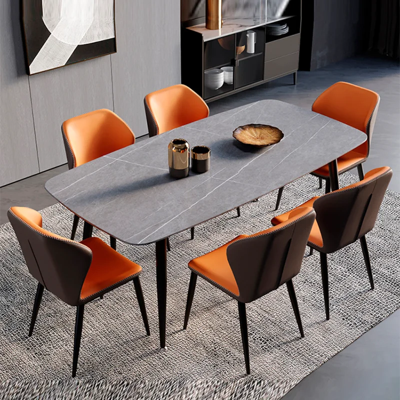 

Unique Designer Dining Chairs Space Saving Black Metal Legs Waiting Single Chairs Dine Clear Silla Plegable Household Essentials