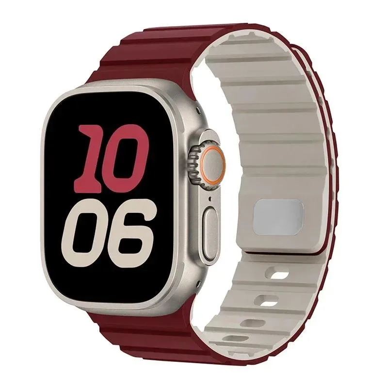 Silicone Magnetic Bracelet Watch Band