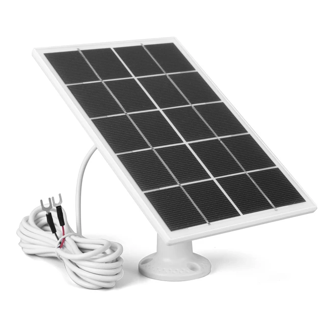 20W 5V Solar Panel Charger 9.8Ft Charging Cable Portable Solar Panels for Ring Video Doorbell 4/3/3 Plus/2 Camera Charger 1