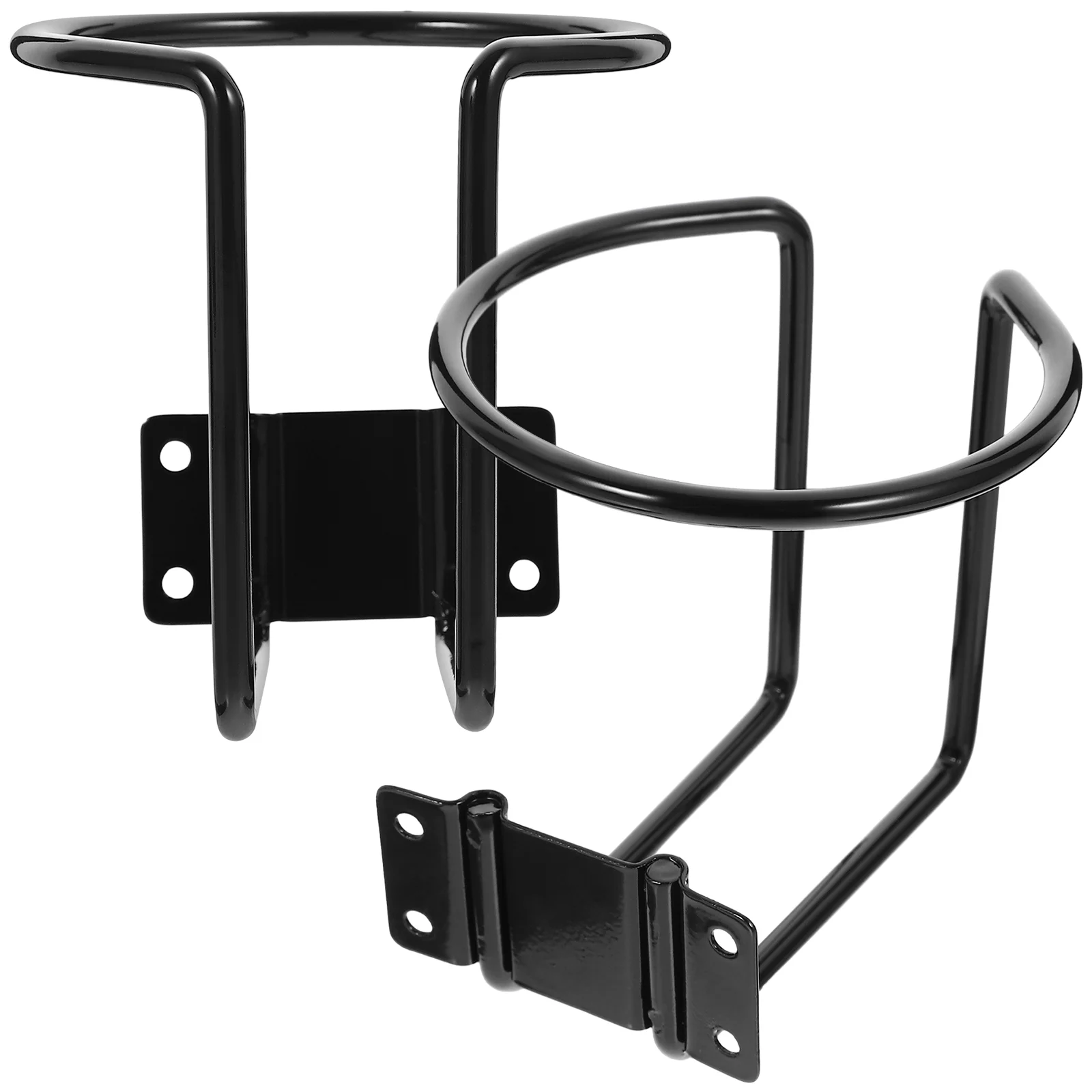 

2 Pcs Water Bottle Shelf Boat Cup Holders for Drinks Rail Mount Car Your Yacht Stand Metal Universal Boats Iron