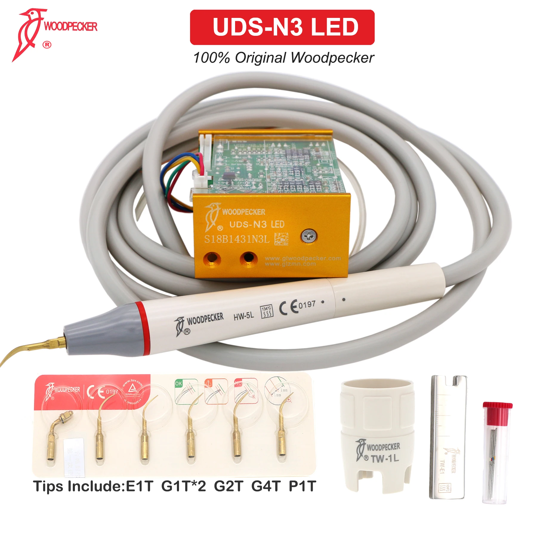 Original Woodpecker Dental Ultrasonic Scaler Build in UDS N3 LED