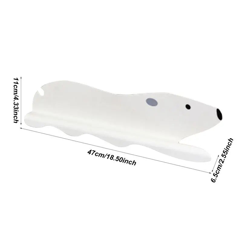 Kitchen Accessories Sink Splash Guard Polar Bear Shape Non-slip Suction Cup Anti-Splash Dish Vegetable Washing Water Baffle Board Kitchen Supplies