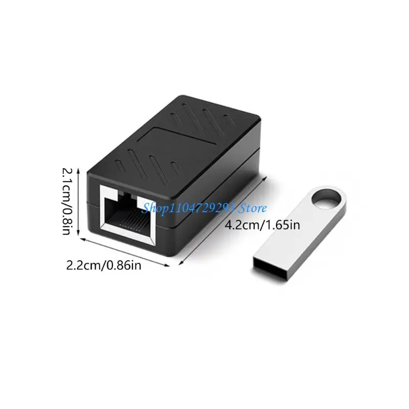 PC 설정용 Y2GD 컴팩트 RJ45 암 커플러 어댑터 1Gbps 네트워킹 신호 부스터