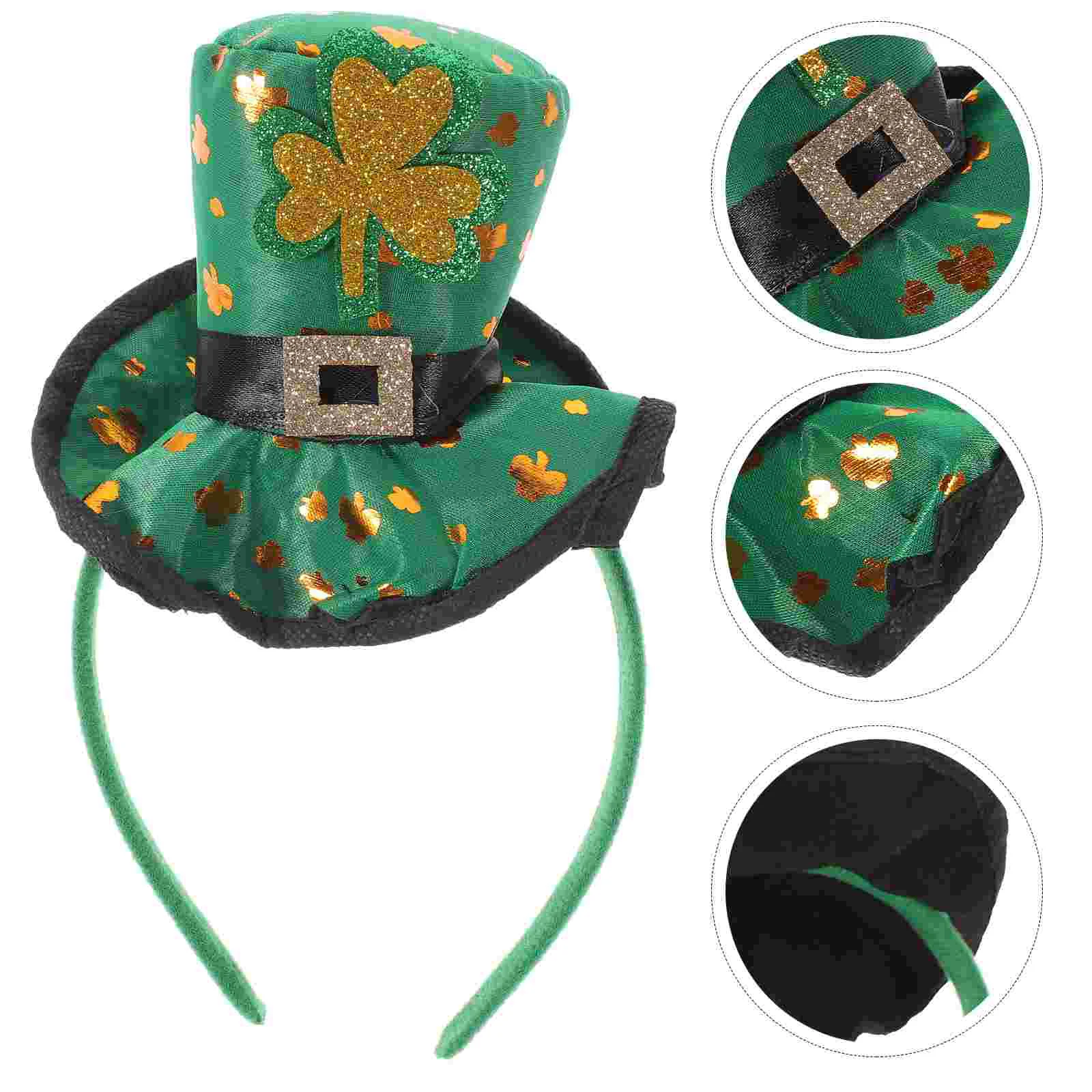 St Patrick s Day Headbands Sunglasses Set Shamrock Party St 