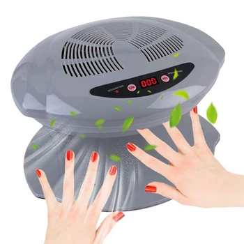 Asciugacapelli per unghie Asciugacapelli con funzione automatica dell'aria calda e fredda Strumenti per unghie adatti per polimerizzare le unghie dei piedi e le unghie dei piedi