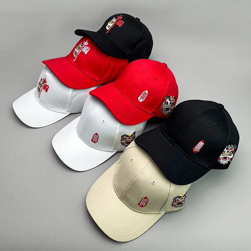FRUEL Mens Hats Snapback Lion Black Snapback Hats for Men Hats Snapback  Lion Fashionable Low Profile Hat