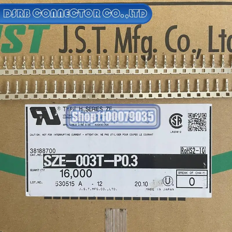 

16000pcs/lot new and original SZE-003T-P0.3 for 26-30AWG