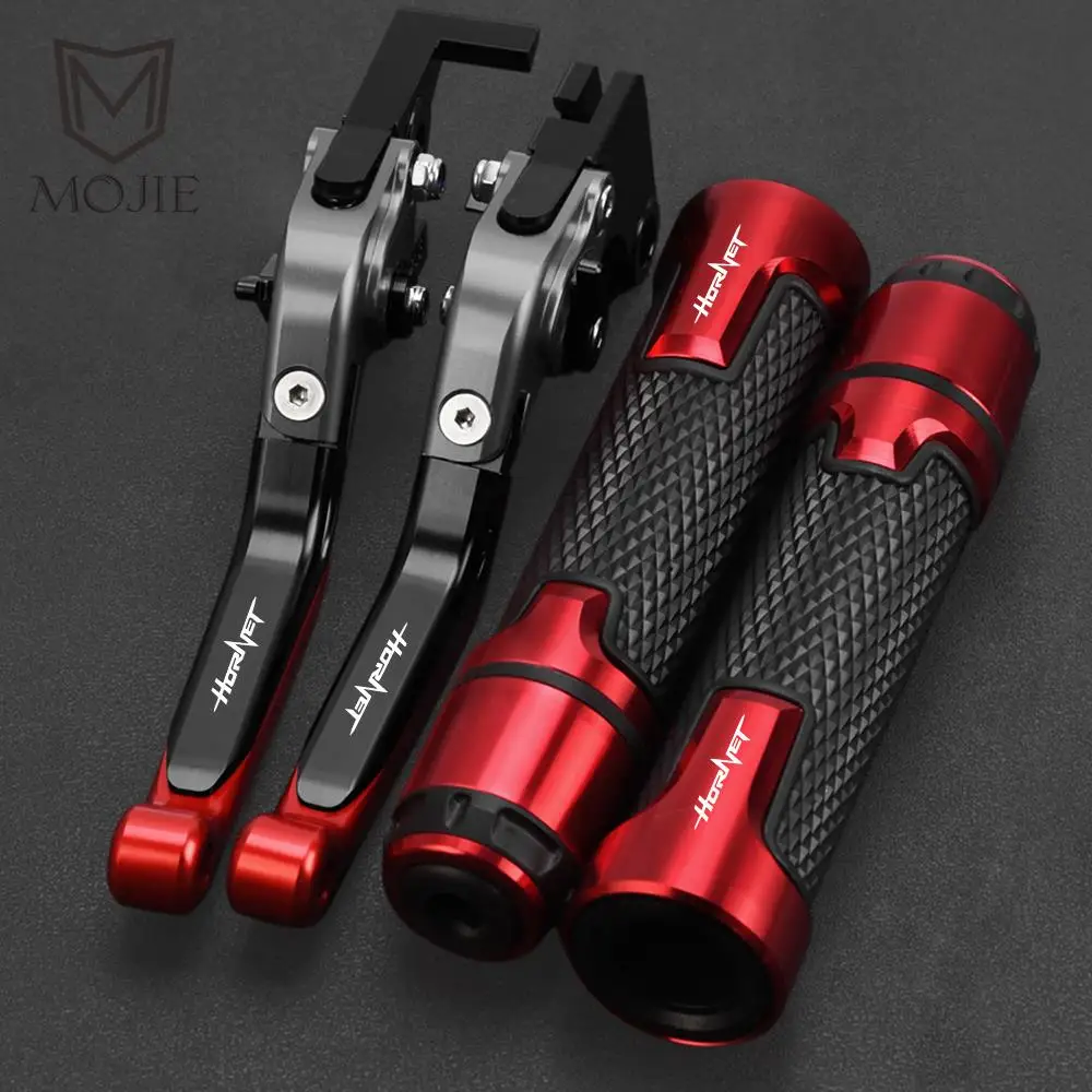

FOR HONDA HORNET CB599 CB600F 2007-2013 2012 2011 Motorcycle Accessories Adjustable Brake Clutch Lever Handle Hand Grips Ends