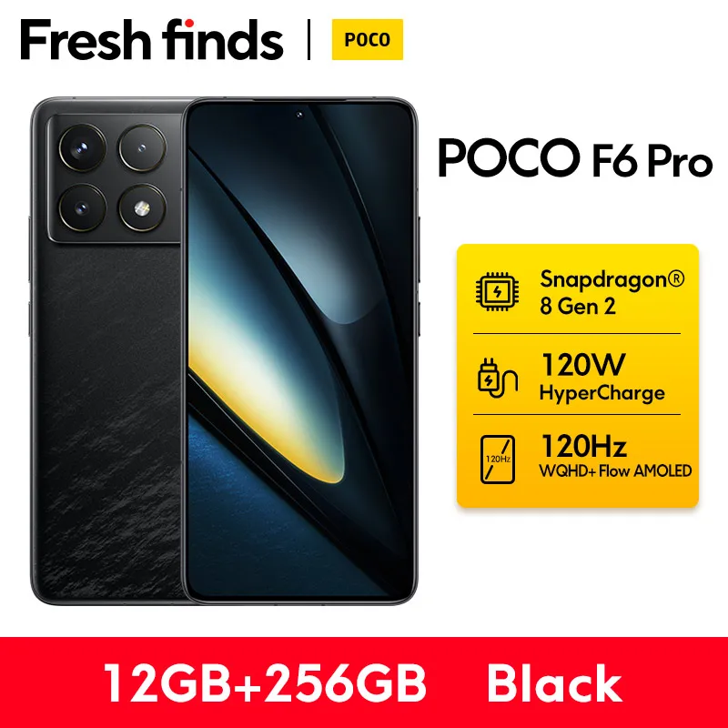 POCO F6 Pro 12gb/256gb グローバルver Black Estreno mundial POCO F6 Pro 12gb/256gb グローバルver Black Estreno mundial