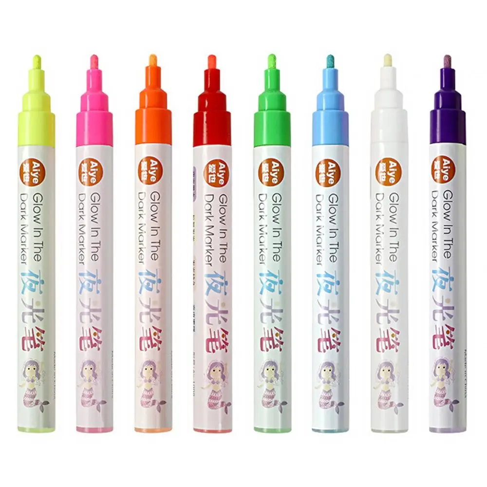 Marker Pen Luminous Hand Painting DIY Glowing in the Dark Creative Student Personalized Graffiti marker pen magic pen magic light pen