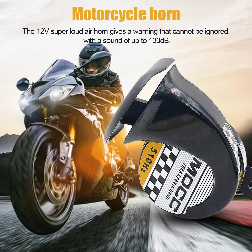 1PC 130dB Super Loud Train Horn For 12V Power Supplies Car Motorcycle 510hz Automotive Loudspeaker Car Speaker Sound Signal