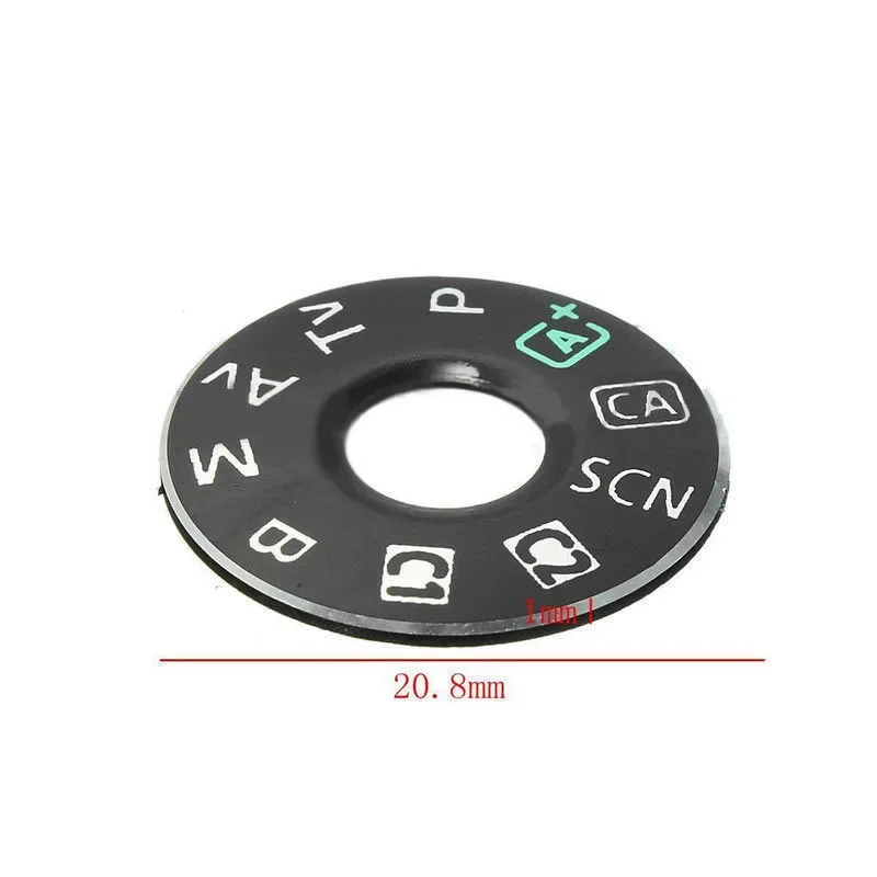 Canon EOS 6D Camera Function Dial Mode Plate Interface Cap Button Repair Kit Accessories
