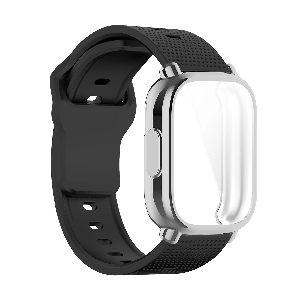 Breathable Silicone Strap with Full Cover TPU Soft Shell