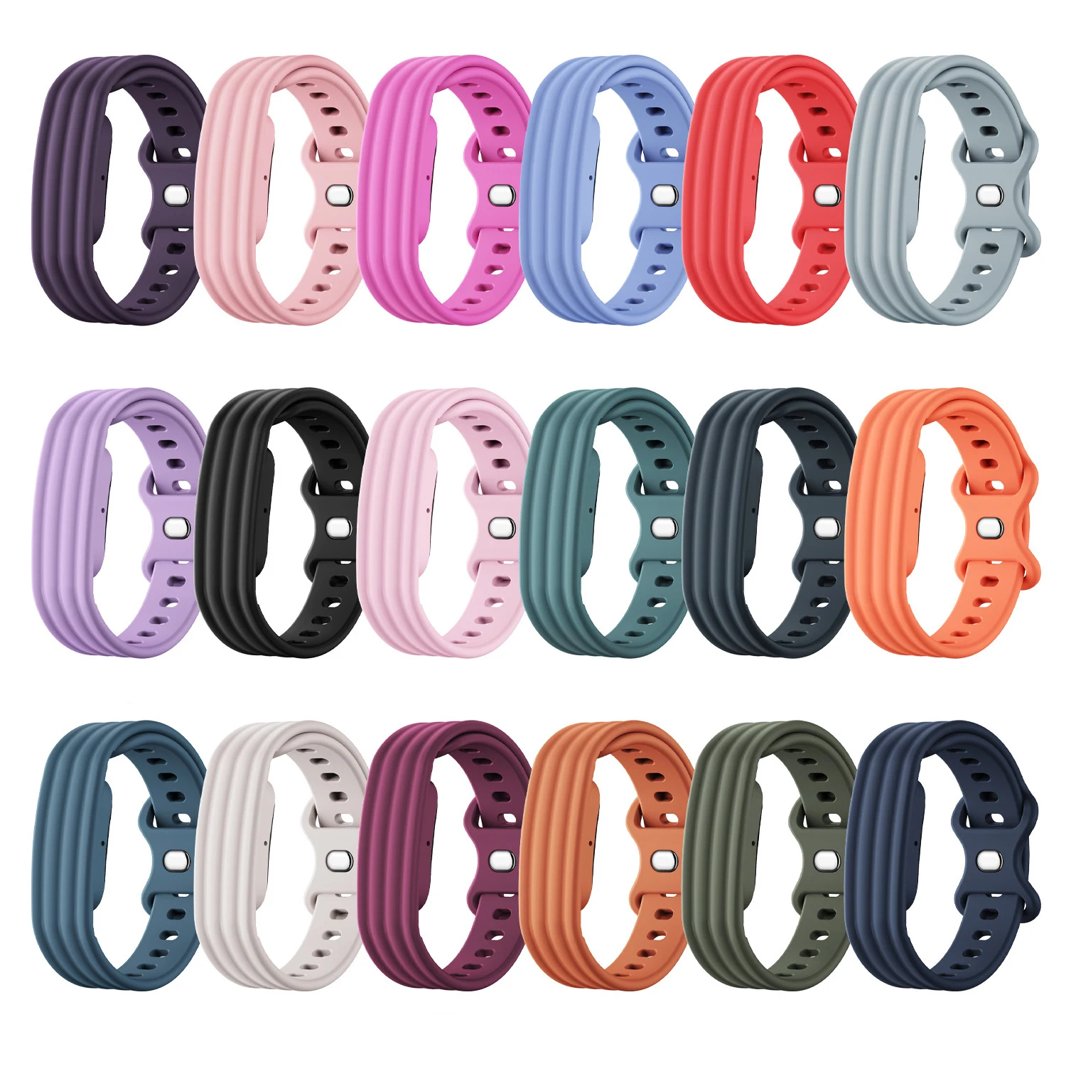 Breathable Adjustable Sport Silicone Watch Strap Bracelet