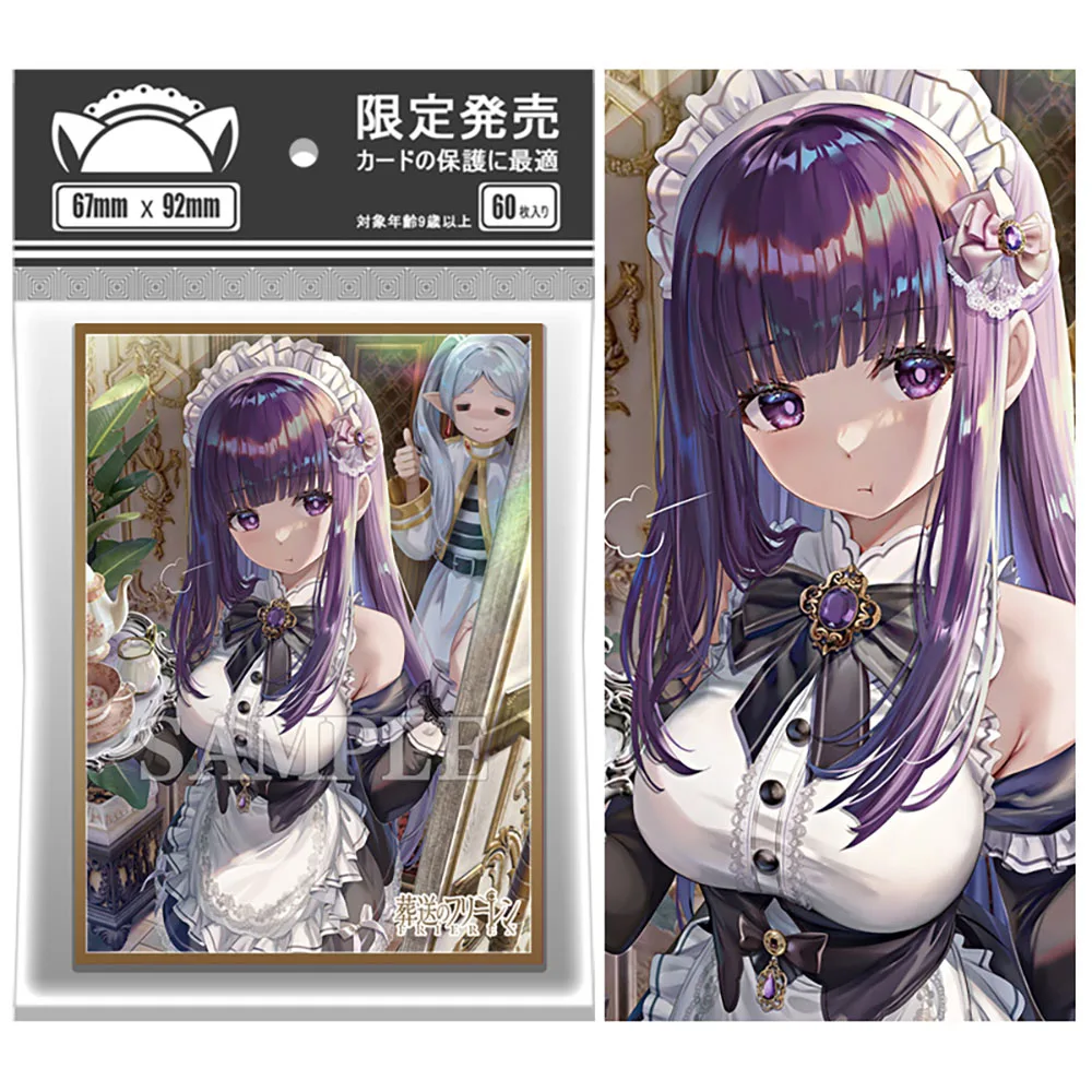 60Pcs 67*92Mm Felce Anime Cards Sleeves Maniche Per Carte Collezionabili Perfect Fit Mtg/Pkm Card Protector Per Carte Ptcg