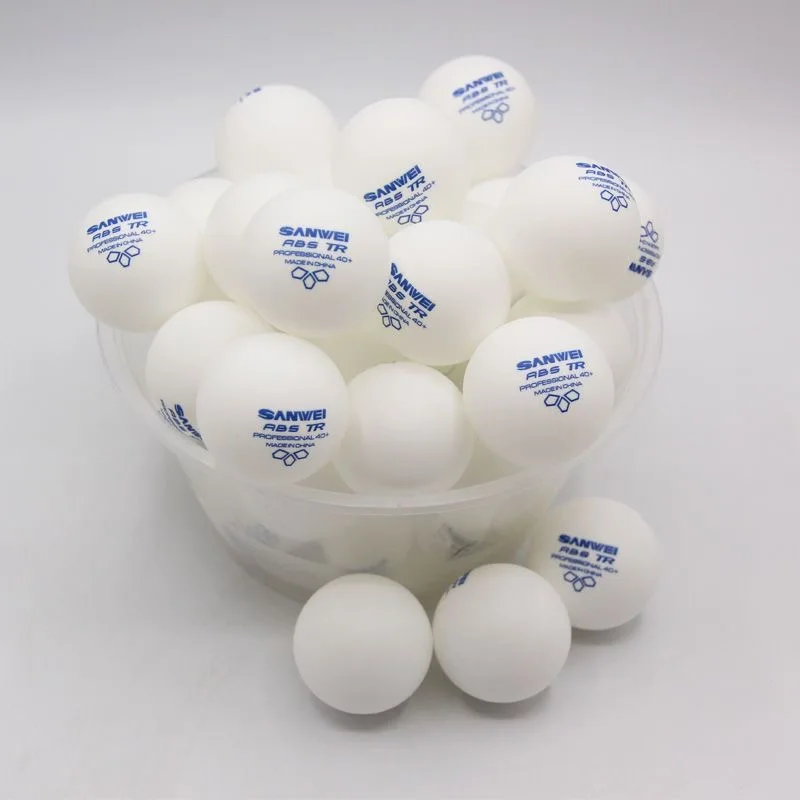 Table Tennis Balls 3 Stars Table Tennis Balls 40+ ABS Plastic Material Club Training Professional Ping Pong Balls 100pcs/pack