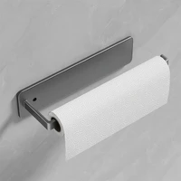 Kitchen Tissue Rack Without Punching Cabinet Rack With Cling Film Bag Storage Cloth Rack Wall Mounted Tissue Rack Kitchen Storag 6