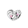 FC Jewelry Fit Original Pan Charms Bracelet 925 Silver Father Daughter Mother Son Brother Sisters Bead For Making Women Berloque 5