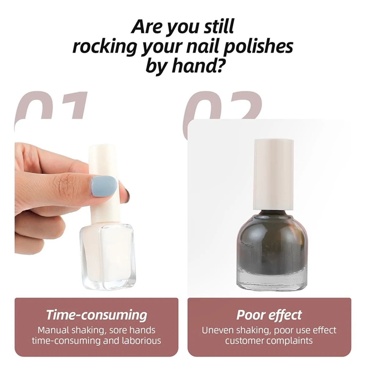 AA87Nail Polish Shaker 모든 폴란드어 젤 잉크 페인트 액체 흔들리는 기계에 대한 빠른 흔들리는 미국 플러그