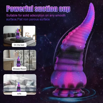 Octopus Dildo Suction Cup Tentacle Sex Toy Animal Dildo Alien Dick For Woman Man Wide Anal Plug Vaginal Dilator/Stimulator 2