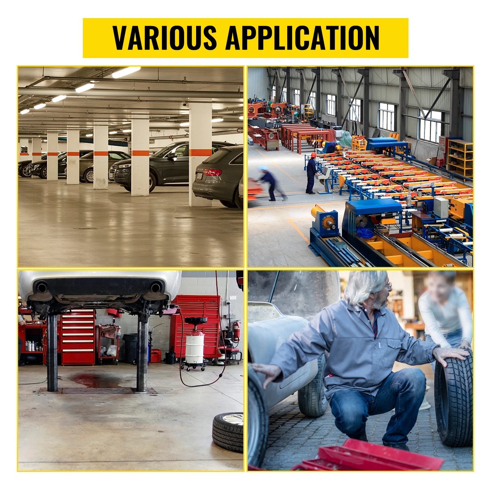 SucceBuy Carrier & Pinion Bearing Puller Compatible with Dana 30,40,50,60,70, 80, Ford 9/10.25" Tool with 3 45# Steel Clamshells