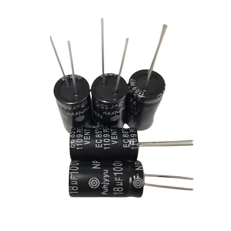 

10PCS original genuine 18uf NP non-polar audio electrolytic capacitor 100v 18uf 13X25mm